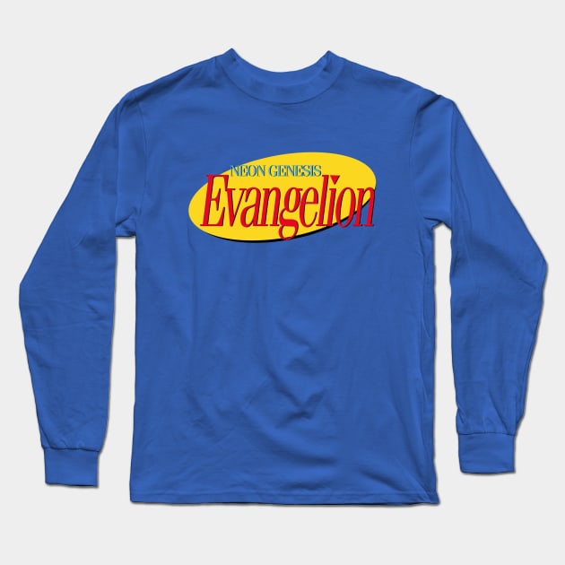 Seinfeld, Evangelion Long Sleeve T-Shirt by TheElderDragon